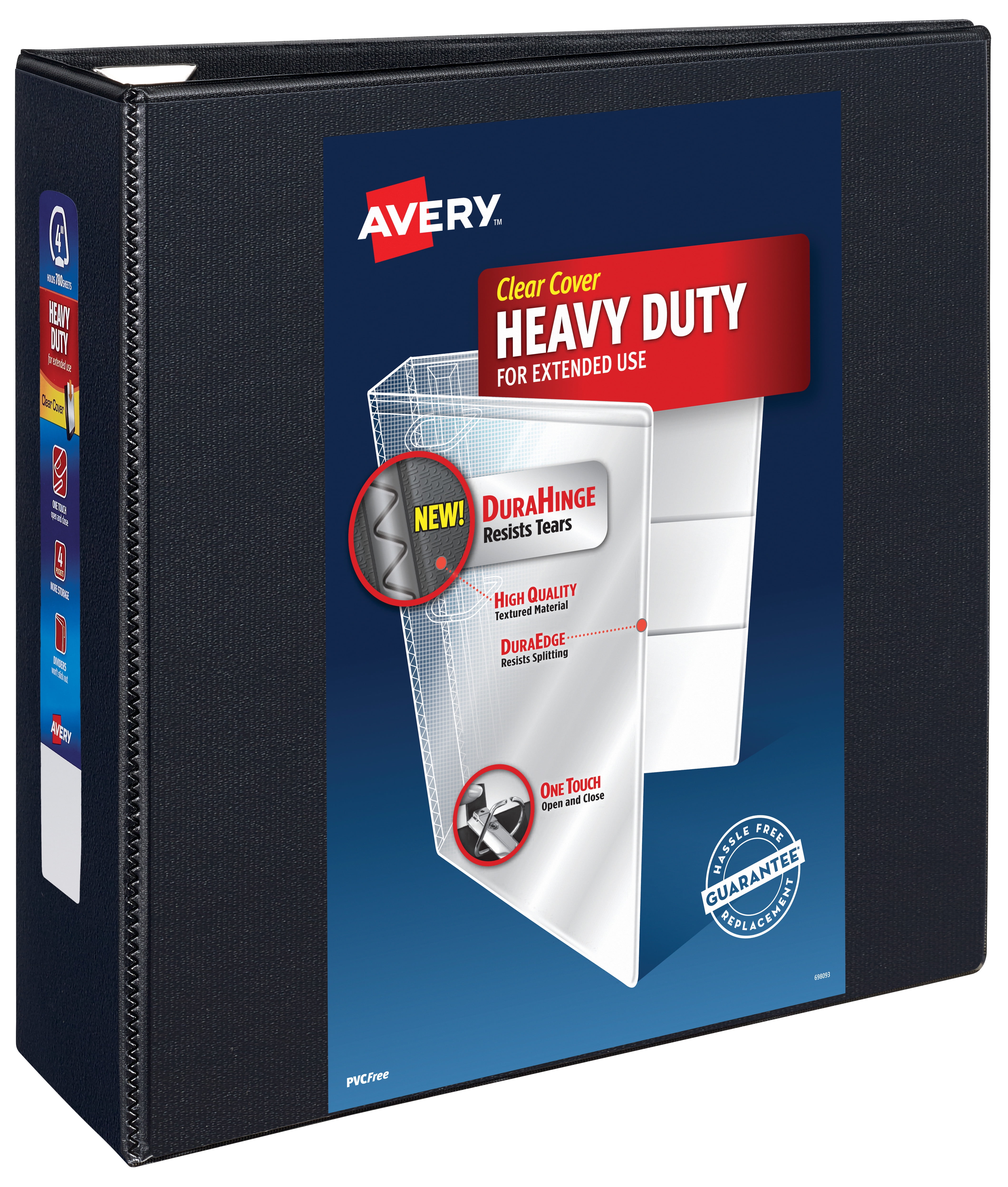 Avery Secure SideLoad Sheet Protectors, Heavy Gauge, Letter, Diamond Clear, 25Pack and Avery