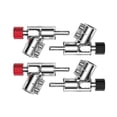 thumbnail image 5 of M21R Real Plated 45 Degree Banana Connector Double Screw Speaker Locking Banana Plug Plated, 5 of 7
