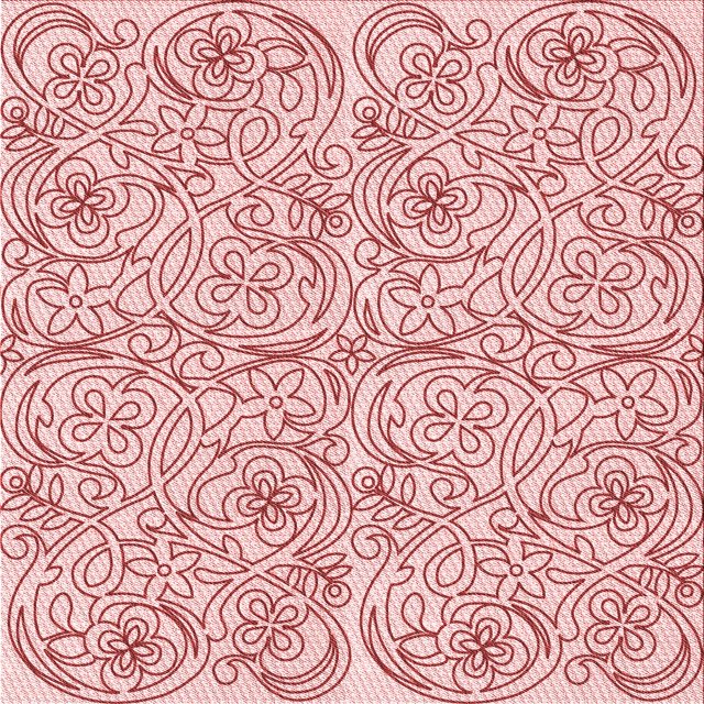 Ahgly Company Tapis d'Intérieur Lavables à la Machine, Carrés, Transitionnels, Rouges, 5 Pieds Carrés