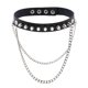 thumbnail image 5 of de Cuello Gótico Punk para Hombre para Mujer Colr de Remache de de Cuero Sunnimix Gargantilla Punk Gothic Collar, 5 of 8