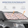 thumbnail image 4 of Xecao Cloud Sloth for Foldable Car Sun Shades (2-Pack) offer sun protection with an easy-fold design for convenient windshield shading., 4 of 7