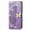 Lightpurple, variant on Mantto For Samsung Galaxy A35 Wallet Case, Bling Diamond PU Leather Flip Wallet Case Hand Strap Butterfly Embossed Protective Flip Kickstand Card Holder Magnetic Closure Phone Cover,Lightpurple