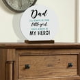 thumbnail image 6 of LifeSong Milestones Round Sign with Base Fathers Day Gift Ideas for Dad, 6 of 7