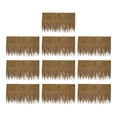 thumbnail image 1 of 10 piezas Techo de palma artificial Panel de paja para decoración de patio de jardín accesorio multipropósito de 100x60 cm Material, 1 of 8