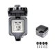 thumbnail image 1 of Outdoor Double Wall Outlet With Usb, Waterproof, Heavy Duty, Electrical Outlet With Wall Box (single), 1 of 5