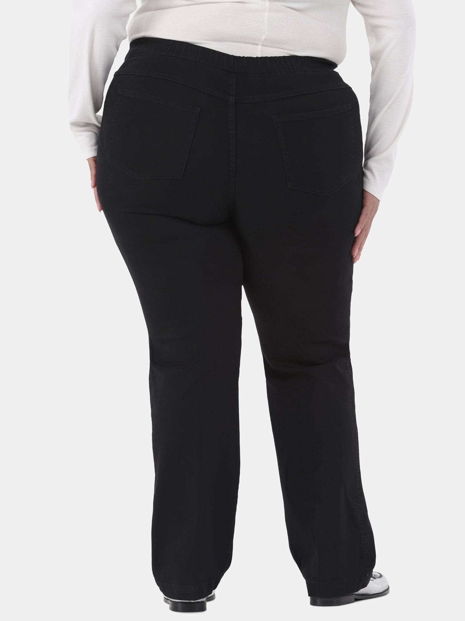 JMS Just My Size by Hanes Women's Plus Size 4 Pocket Bootcut Jeans, Single and 2-Pack