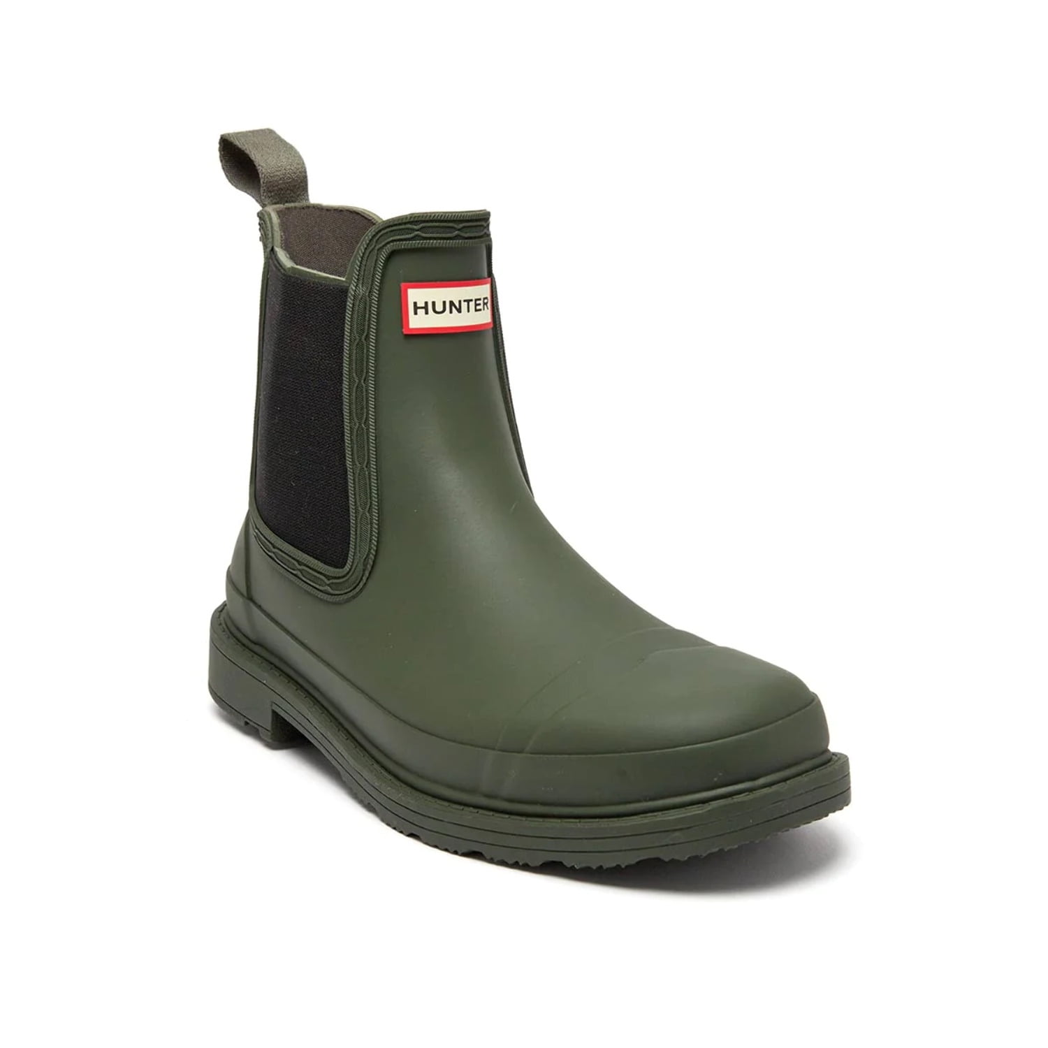 Hunter Women s Commando Chelsea in Dark Olive 7 US Walmart