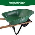thumbnail image 5 of Expert Gardener 4 Cubic ft Poly Tray Wheelbarrow, 250 lb Load Rating, 5 of 14