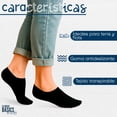 thumbnail image 4 of Calcetines Cortos Tin Comodo Para Dama Docena Negros, 4 of 6