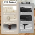 thumbnail image 3 of Beige Tufted Loveseat Sofa with Rolled Arms for Living Room and Bedroom, 3 of 6