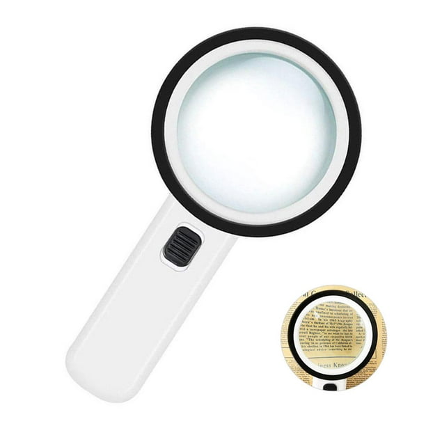 Magnipros Jumbo Size Magnifying Glass Wide Horizontal Lens(3X Magnification)- Shockproof Housing & Scratch Resistant Design w/Large Viewing Area