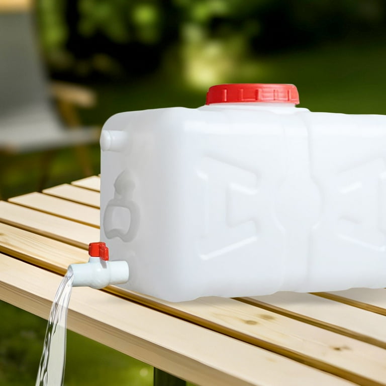4 Gallon Water Container with Spigot, Portable Water Jug, No