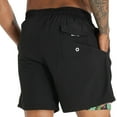 thumbnail image 4 of APTRO Mens Swim Trunks With 2 in 1 Compression Liner 5.5"Board Shorts Quick Dry Swimming Bathing Suit Summer Beach Shorts Black MK265 M, 4 of 6