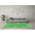 thumbnail image 3 of Ahgly Company Indoor Rectangle Abstract Emerald Green Contemporary Area Rugs, 7' x 9', 3 of 4
