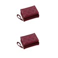 thumbnail image 2 of Minnieouse Cartera de moda para mujer, carteras de lujo con múltiples ranuras, cartera portátil de cuero para dinero en efectivo, monedero con cremallera, Rojo 2piezas Minnieouse CBP442056, 2 of 6