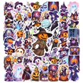 thumbnail image 3 of 35pcs-50pcs Halloween Stickers Stationery Stickers Ghost Decals Funny Stickers for Suitcase Fridge Laptop, 3 of 9