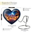 thumbnail image 2 of Enchanted Eve Of Lights Small Urns For Ashes - Heart Urn For Human Ashes Men - Haven - Cosmic Urn For Celestial Dreams - Infinite Ashes Journey (3inch,1pcs), 2 of 5