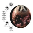 thumbnail image 4 of Goofa Cute Cloud Panda Pattern Universal Tire Cover for Jeep, SUV, Truck, and Trailer – Waterproof, UV-Resistant,Easy to Install, Fits 14"-17" Tires-15 inch, 4 of 6