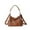 Browm, variant on Crossbody Bag for women Soft PU Leather Shoulder Bags Handbags Purses Multi Pocket Tote Bag