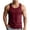 Wine, variant on Men Sleeveless Workout Top, Solid Color Shirt for Men, with Fast Drying and Breathable Fabric for Exercise and Gym
