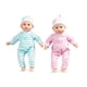 thumbnail image 1 of Melissa & Doug Mine to Love Twins Luke & Lucy Muñecas para niños y niñas de tono de piel claro de 15 pulgadas con mamelucos, gorros y chupetes: primeras muñecas para niños pequeños de 18 meses en adel, 1 of 5