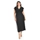 thumbnail image 4 of Vestido largo manga volantes Roman Fashion /Tallas Extras, 9940-SO (Negro) negro 40, 4 of 6