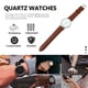 thumbnail image 3 of 1 PC Relojes de PU hombres relojes de pulsera PU Strap Relojes de cuarzo Marido Regalos, 3 of 4
