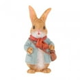 thumbnail image 1 of jinwen Animal Statue Decorative Miniature Figurines for Dollhouse Outdoor Terrarium Bag Rabbit, 1 of 9