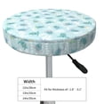thumbnail image 4 of KLL Sea Turtle Round Bar Chair Cushion Cover 13 inch ,Bar Stool Protector with Elastic, Soft Washable, 4 of 6