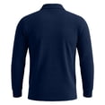 thumbnail image 5 of LWavelet Long Sleeve Polo Shirts for Men Casual Button Dress Knit Golf Shirt Classic Business Office Collared Shirts, 5 of 6