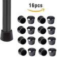 thumbnail image 1 of 16 piezas de tapas de goma para patas de sillas, cubiertas para patas de muebles, protectores de suelo para interiores, hogares, exteriores, patios, jardines y oficinas, 1 of 5