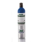 Gasco 105ES-176-1.05 105 Calibration Gas 1.05 % Propane (50 % LEL) Balance Air (20.9 % Oxygen balance Nitrogen)