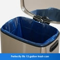 thumbnail image 5 of HygiCare Recycling Trash Bags, 13 Gallon, 200 Count, Unscented, Super Strong, Leakproof, Translucent Blue, 5 of 9