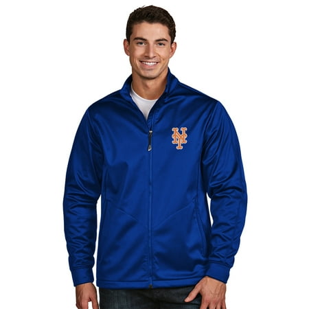 New York Mets Antigua Golf Full-Zip Jacket - (Best North Face Jacket For New York Winter)