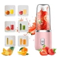 thumbnail image 6 of Mini Blender, Personal Blender, USB Rechargeable Portable Blender with 6 Blades for Shakes, Smoothies, Juices, Travel, Sports, Outdoors, 6 of 6