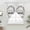 LightGrey Black Ivory, variant on Home Sweet Swag Valances for Windows 2 Pack, Kitchen Window Curtains 36 Inch Length, Wreath Botanical Farmhouse Plants Gradient Brown Privacy Swag Curtains for Living Room/Bathroom 36"x36"