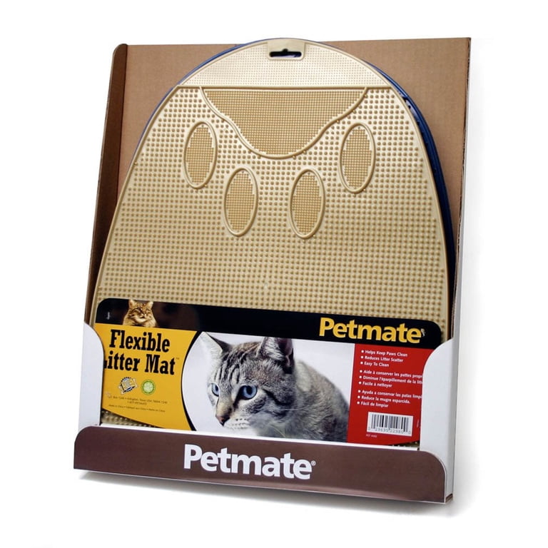 Petmate Flexible Waterproof Cat Litter Mat, 17" x 14" photo 1