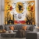 thumbnail image 2 of Tapiz de Halloween, tapiz de calabaza, decoración de murciélago, tapiz de bruja, colgante de pared para decoración de fiesta de Halloween, dormitorio (150x200cm) JAMW Sencillez, 2 of 5