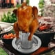 thumbnail image 5 of Parrilla de pollo asada Bearachild de acero inoxidable con agujeros de liberación de aroma, 5 of 6