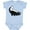 AE-Light Blue, variant on Inktastic Animals Cute Skunk Boys or Girls Baby Bodysuit