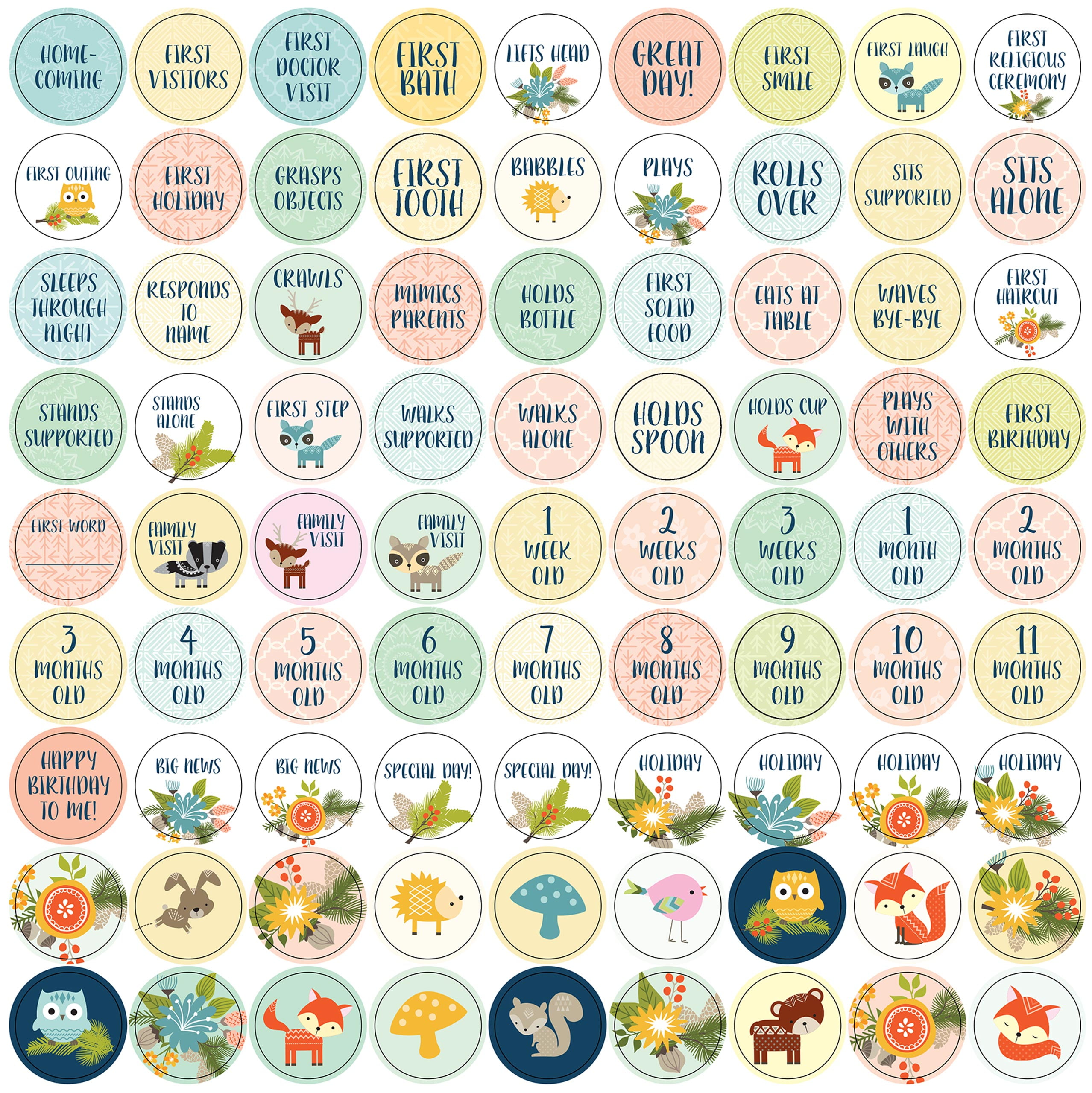 Woodland Friends First Year Calendar (Other) - Walmart.com