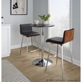 thumbnail image 2 of LumiSource Mason Swivel Adjustable Counter Height Dining Set - 3 Piece, 2 of 6
