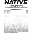 NATIVE Performance Puppy Food Chicken Meal and Rice Formula No