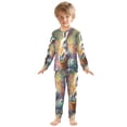 thumbnail image 3 of BZSMCE Unisex Pajama Set Snug-Fit Cotton Sleepwear Enchanted Easter Bunny Printed, 3 of 7