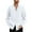 White, variant on Mlzmgr Plus Size Linen Shirts for Men M-5XL Button down Long Sleeve Shirts with Pockets Lightweight Beach Casual Shirts
