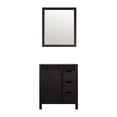 thumbnail image 3 of Lexora Home Marsyas 30" Single Vanity with Mirror in Brown, 3 of 9