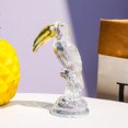 thumbnail image 2 of 1pcs Crystal Penguin Figurines Decor Gifts for Women Men Cute Penguin Statues Collectibles Animal Blown Glass Sculpture Home Table Decoration，Style 4 Yellow, 2 of 4