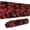 Black, Red and Gray Camouflage, variant on Custom Strawberry Mousepad Cute Desk Accessories for Women NonSlip Rubber Smooth Mouse Pad with Designs Ideal for Office Decor and Daily Use Adorable and Functional