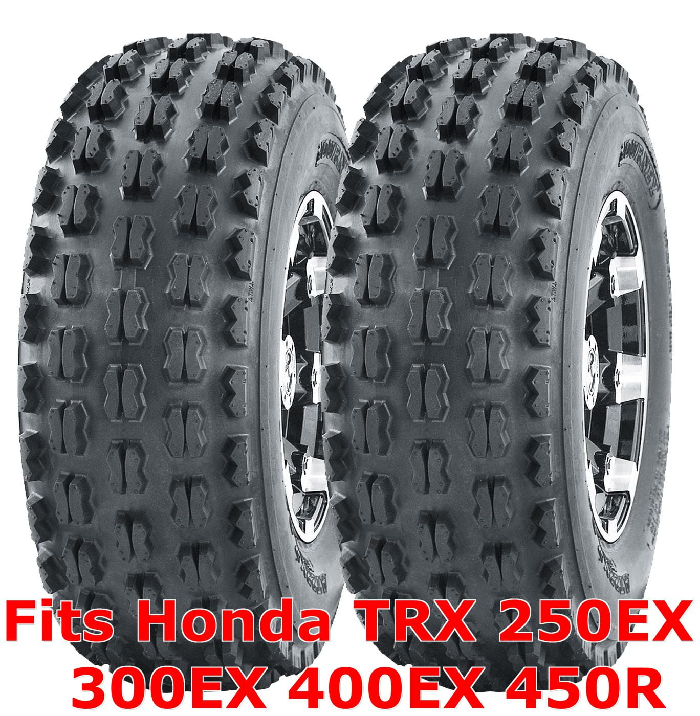 2 Atv Tires 22x7 10 22x7x10 Honda Trx 250ex 300ex 400ex 450r Front Gncc Racing Walmart Com