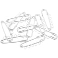 thumbnail image 3 of Pulgas de broche de seguridad de 10 piezas Pins con agujeros de agujas Pins Broche para joyería de bricolaje, 3 of 6